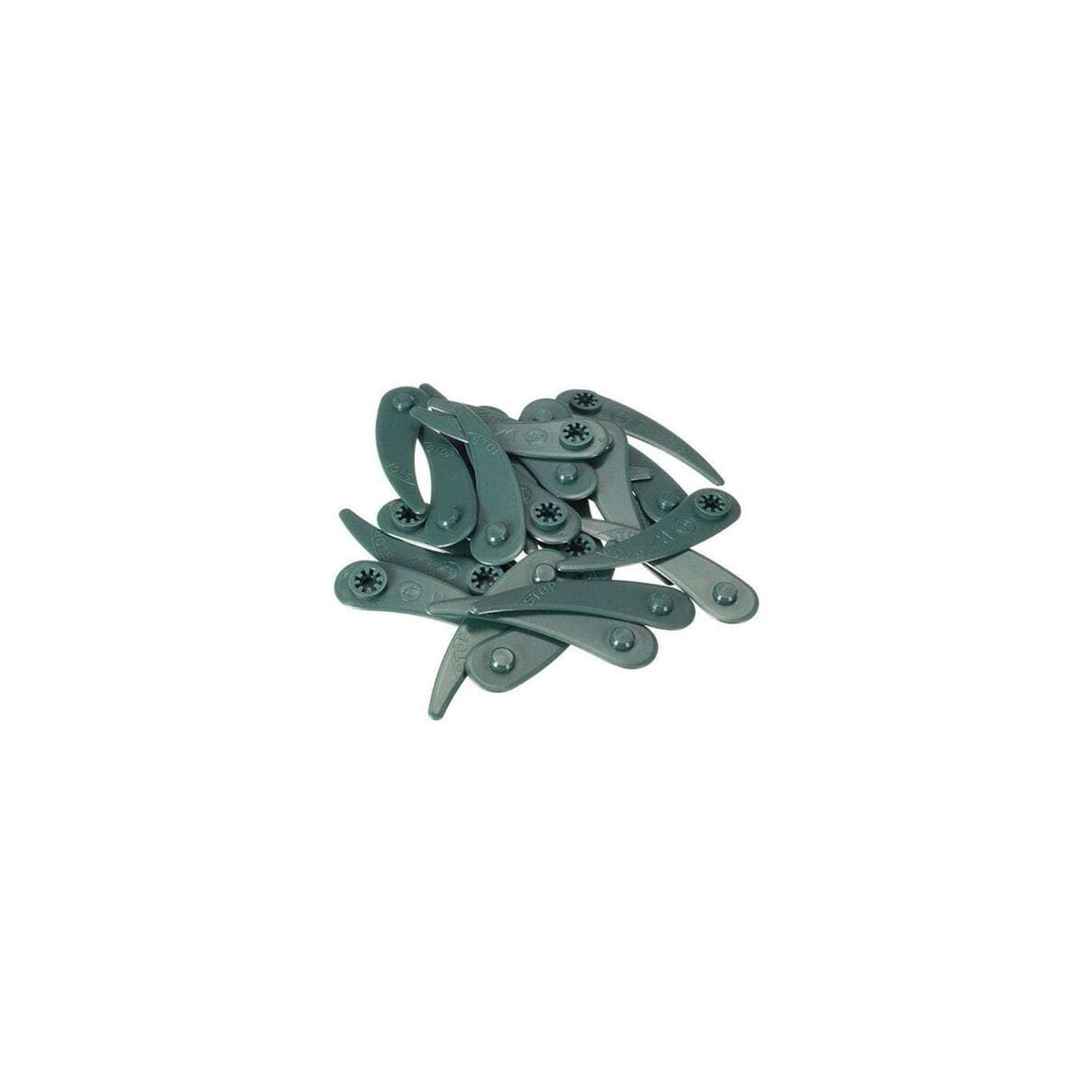 Gressklipperblad i plast 83x21mm 50-pak