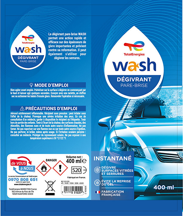 Dégivrant Total Energie 400 ml