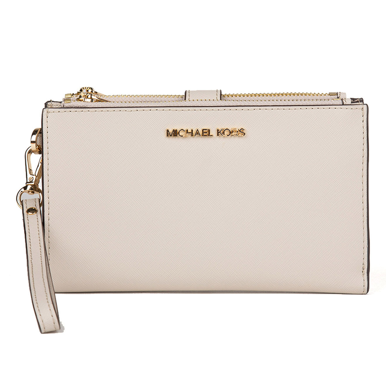 Michael Kors Portefeuille en Cuir Jet Set sable - 9.5x18x2.5 cm