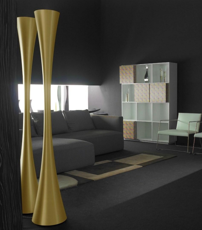 Martinelli Luce Biconica vloerlamp LED zwart