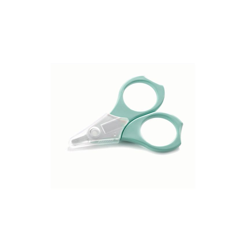 Ciseau de précision pour bébé - Menthe - Ecru