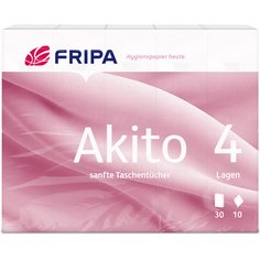 Fripa Mouchoir Akito, 4 couches, extra blanc, pack de 30
