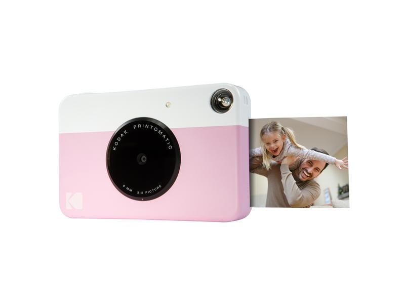 Kodak Fotokamera Printomatic Pink Aufnahme und Abzug im Handumdrehen