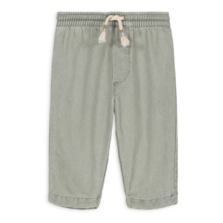 Louise Misha Pantalon Darshan Twill | Brun kaki