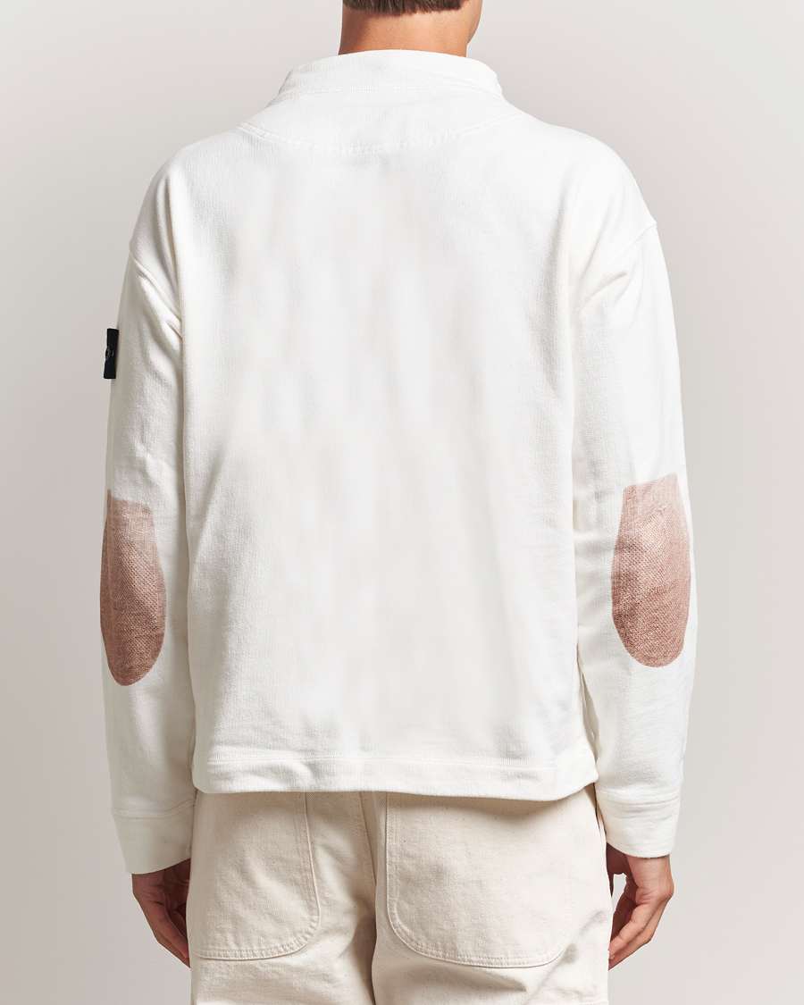 Stone Island RAW Knitted Cotton Crew Neck Natural