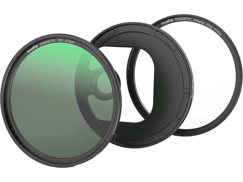Smallrig Aufsteckbarer CPL-Filter (67 mm) mit M-Mount-Adapt Für mobile Filmemacher