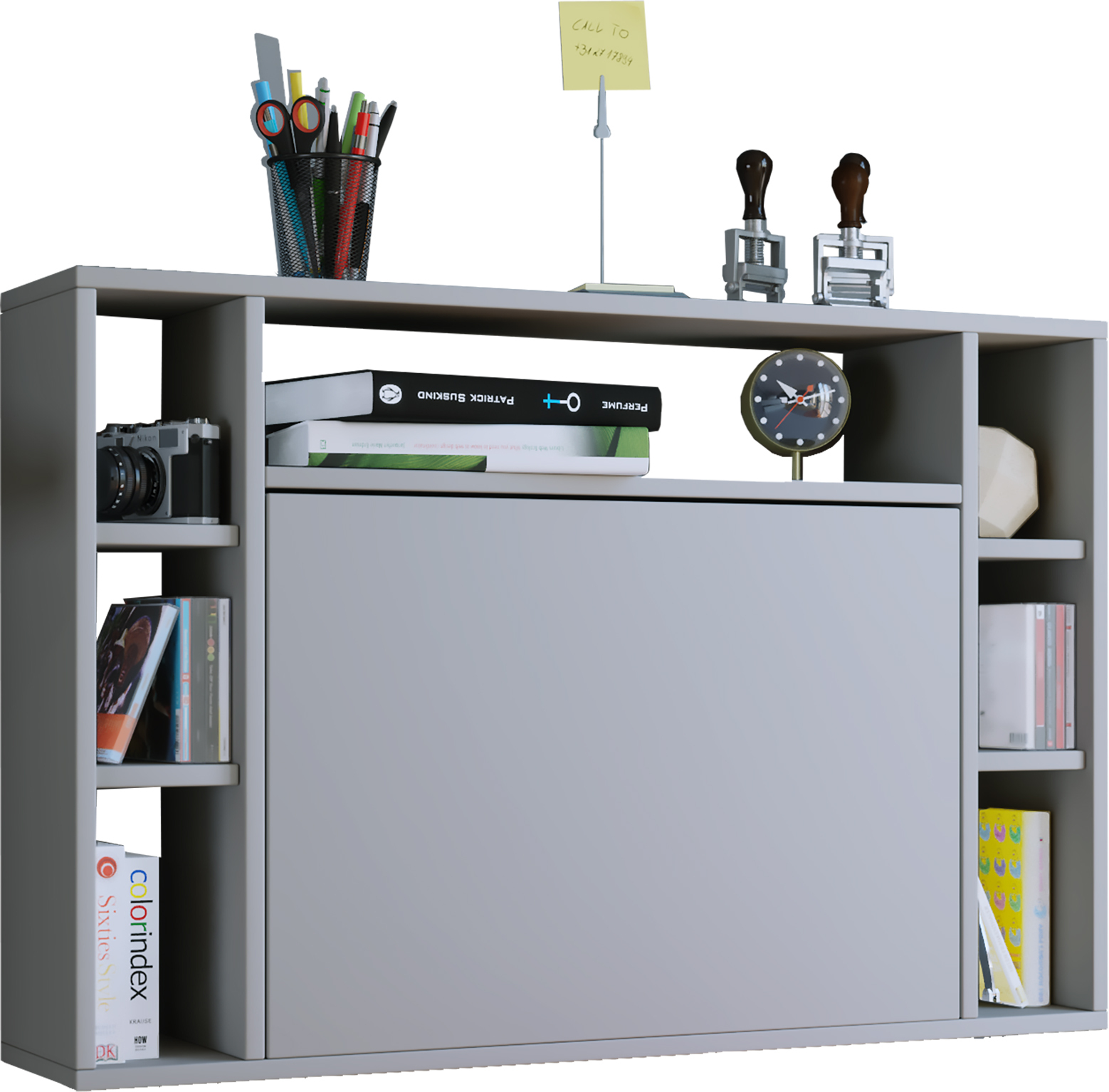 Laptoptisch WANDILA - grau - 90 cm breit
