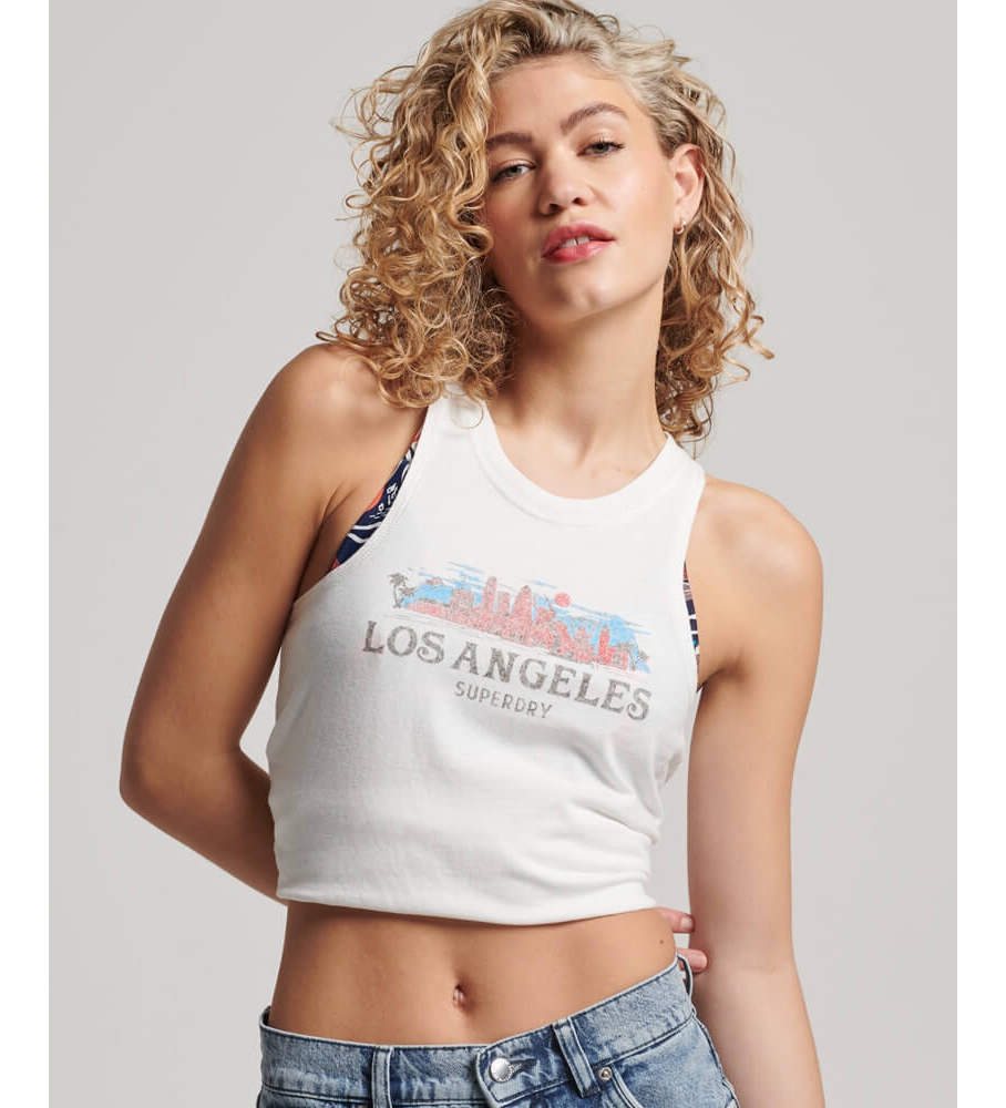 Camiseta Superdry Vintage City Souvenir branca