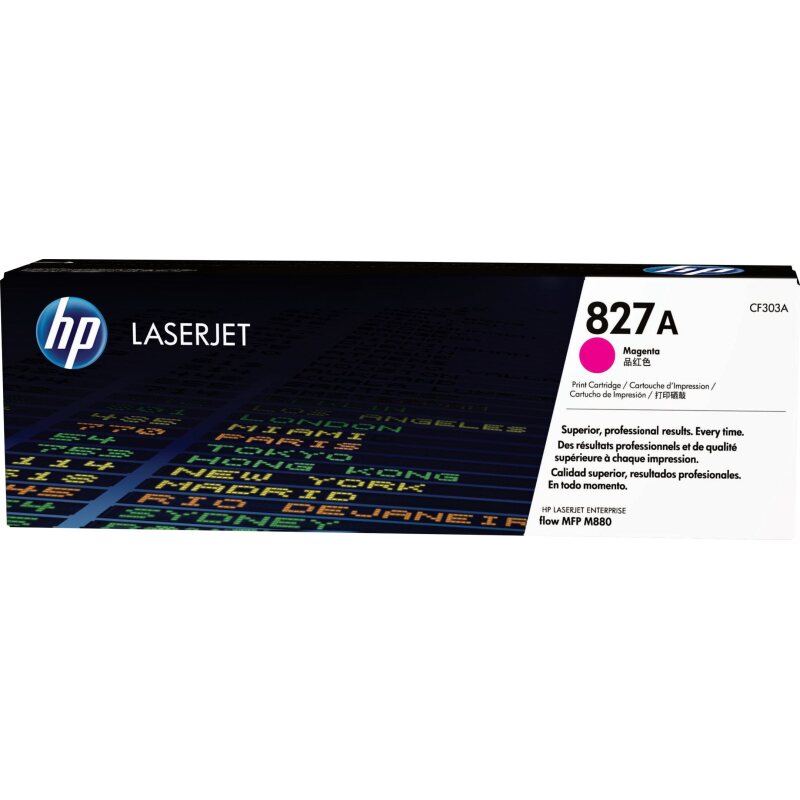 HP 827A toner LaserJet magenta authentique