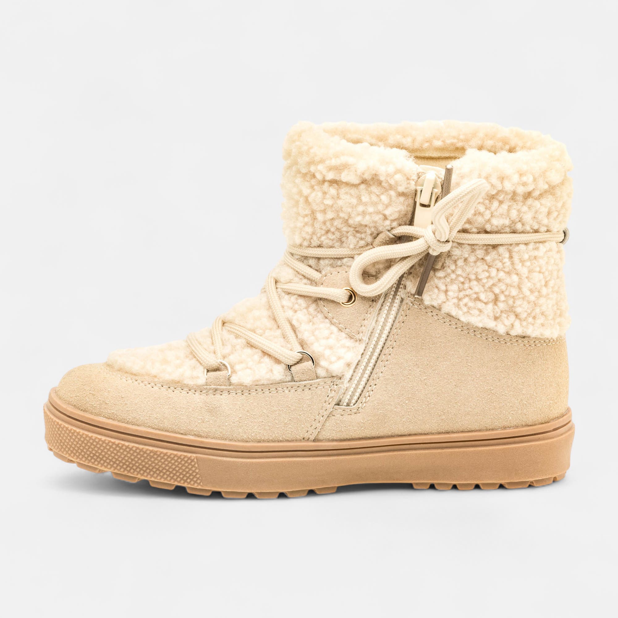 Bottines Fille beige
