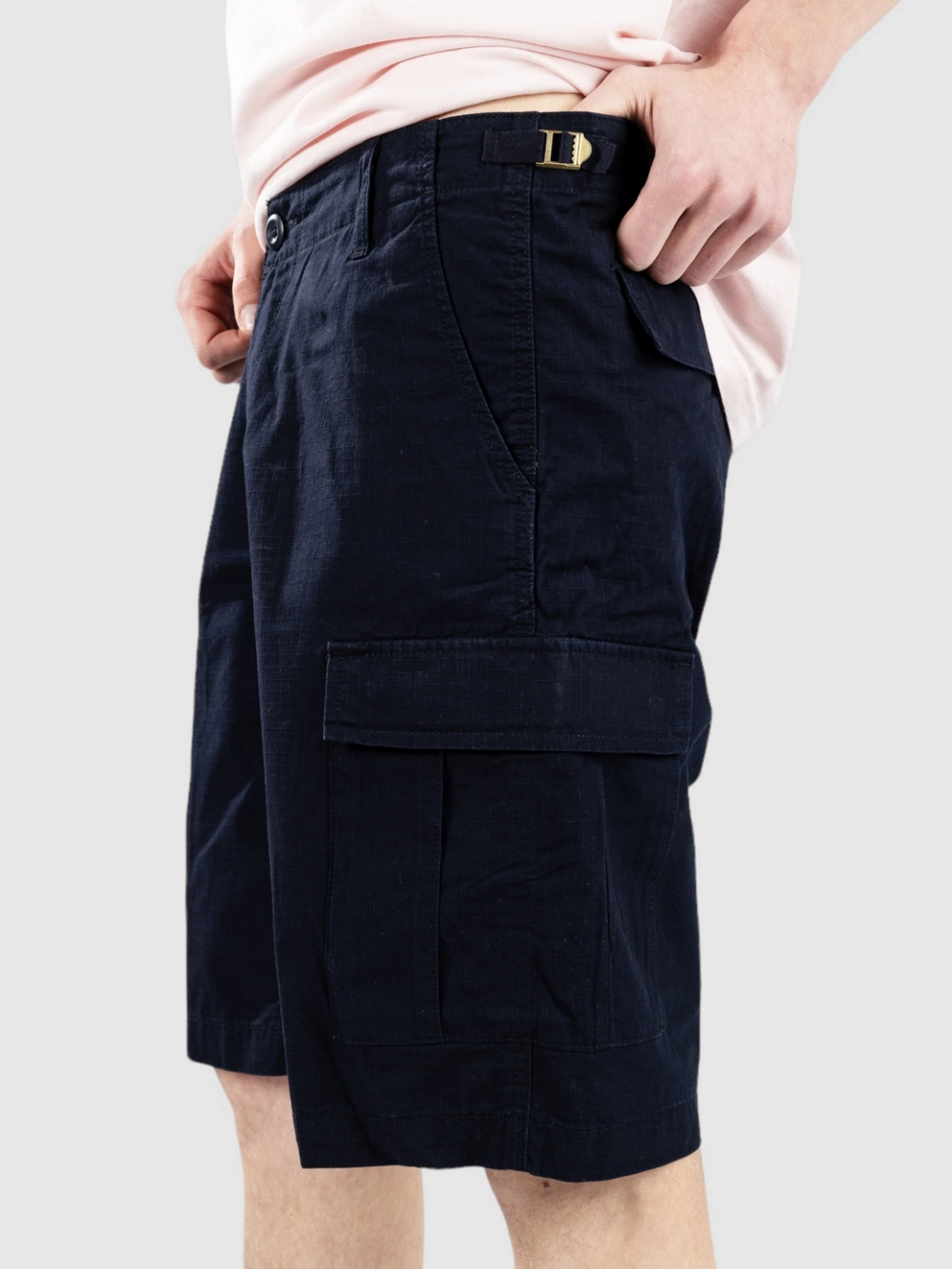 Carhartt WIP Aviation Shorts rinsed dark navy