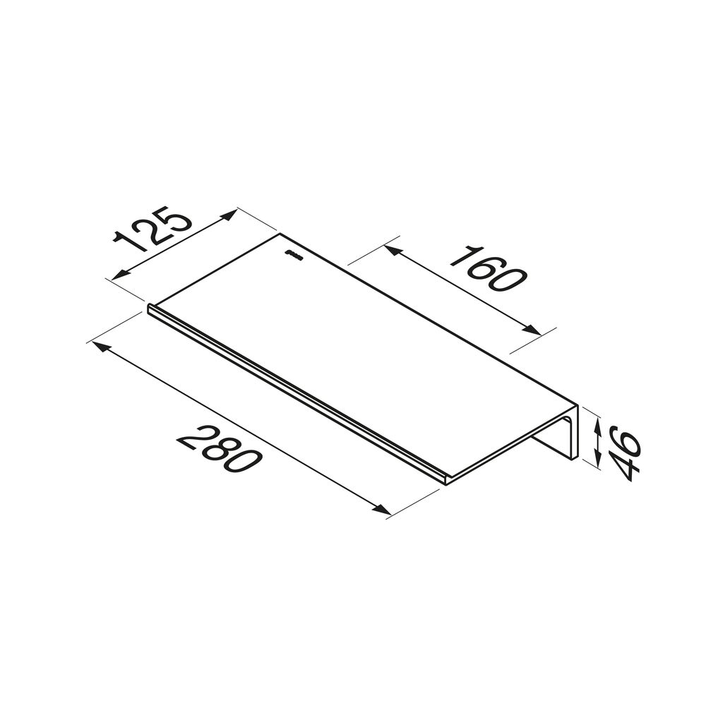 Geesa Leev planchet 28cm zwart