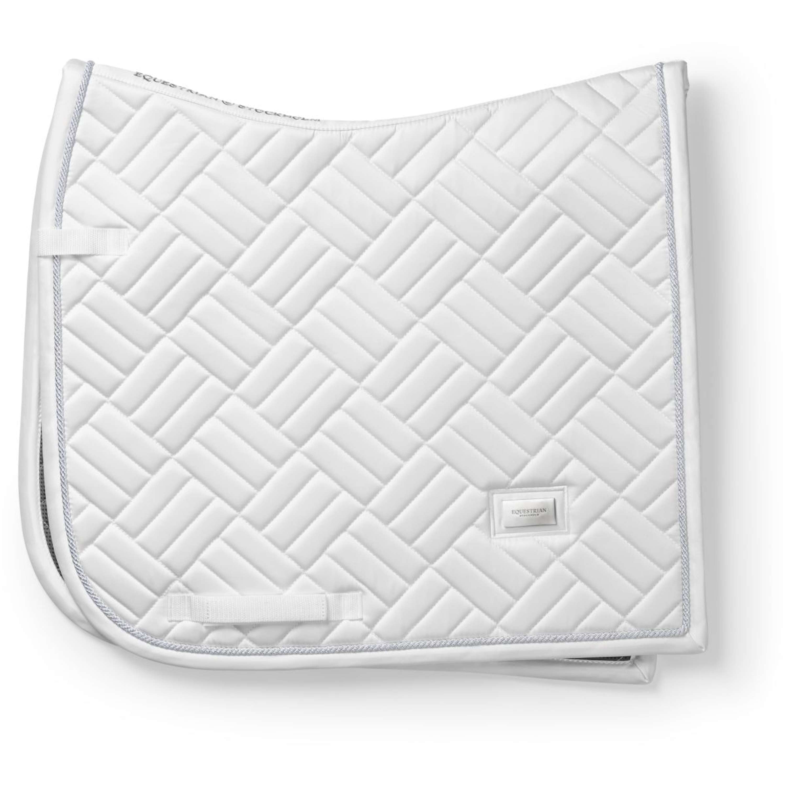 Equestrian Stockholm Zadeldekje Modern Dressuur White Silver