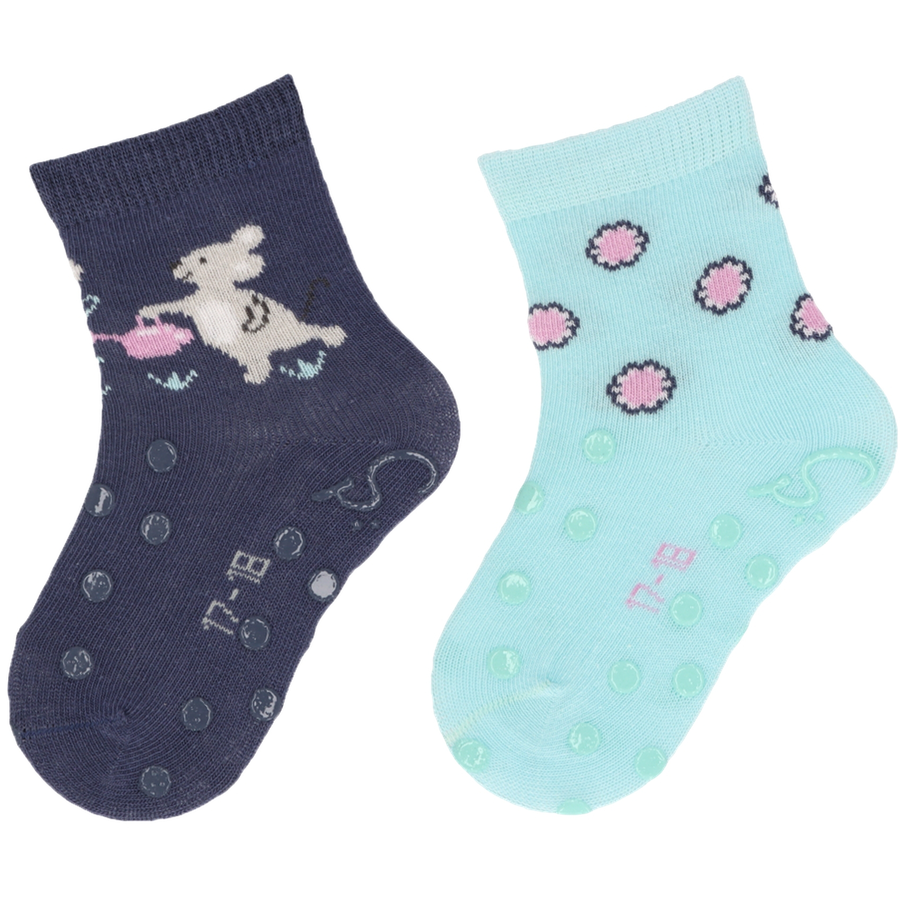 Sterntaler ABS-Krabbelsocken DP Maus blau