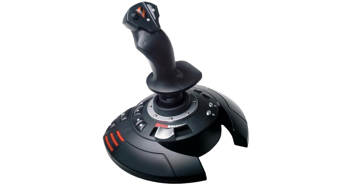ThrustmasterT Flight Stick X joystick  (Zwart, Pc, PlayStation 3)