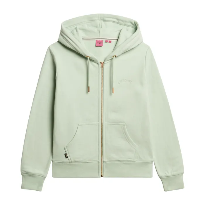 Superdry Essential Logo Zip Hooded Vest Dames