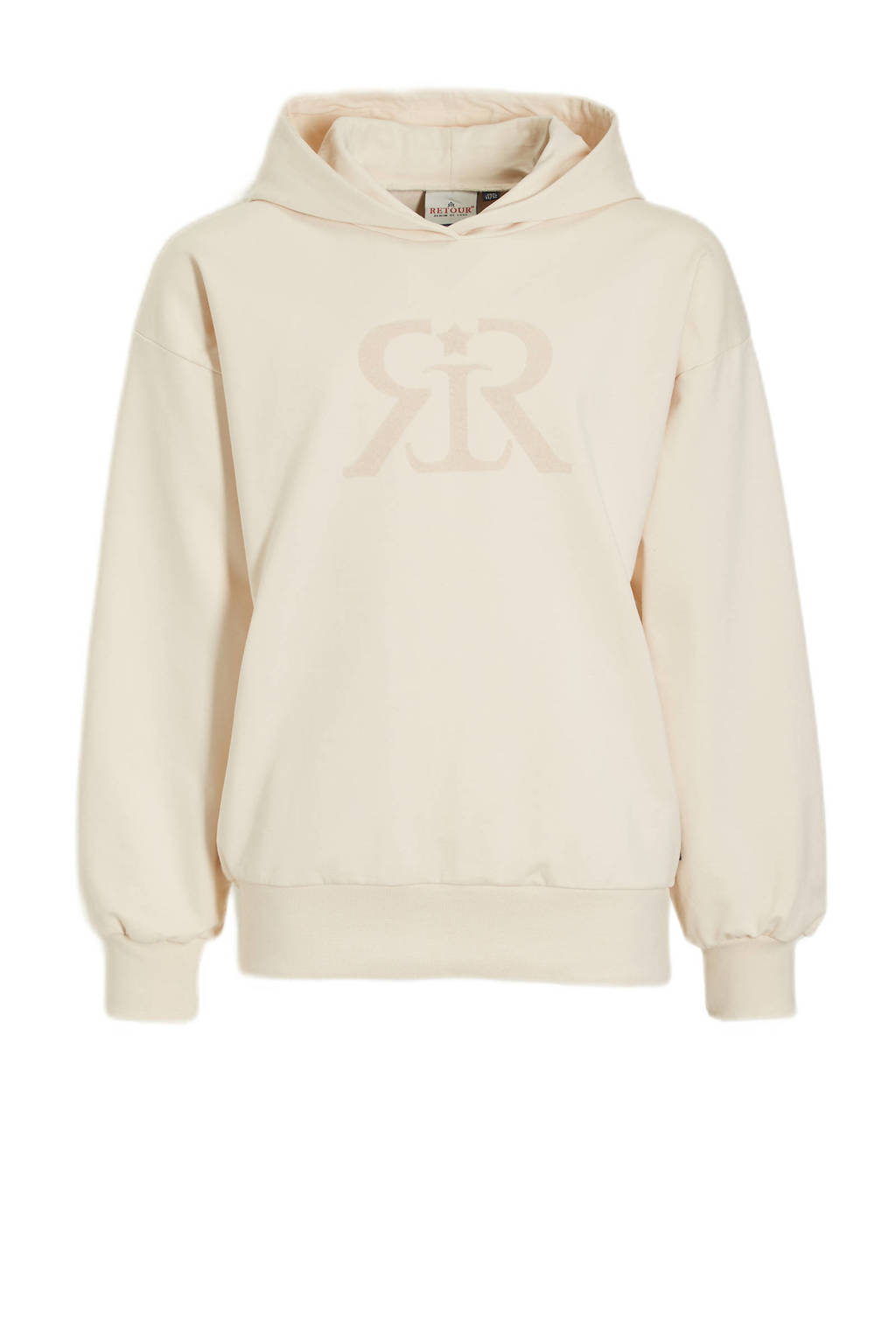 Retour Jeans hoodie Nice met logo ecru