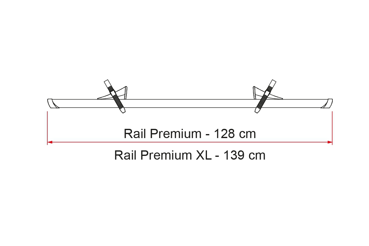 Fiamma Rail Premium XL Deep Black