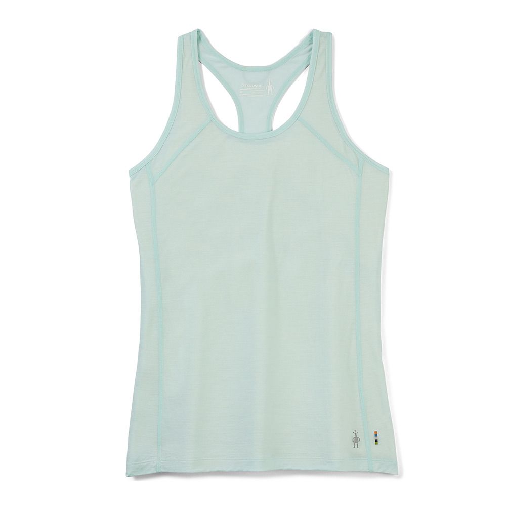 Smartwool MERINO SPORT 120 ULTRALITE RACERBACK - Débardeur Femme bleached aqua h