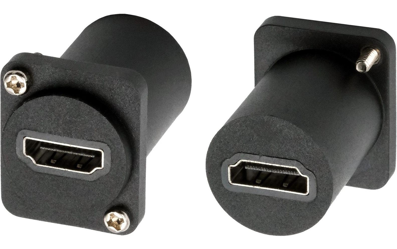 Adapter EX-49152 Buchse zu BuchseExsys D-Typ Adapter HDMI Buchse zu Buchse