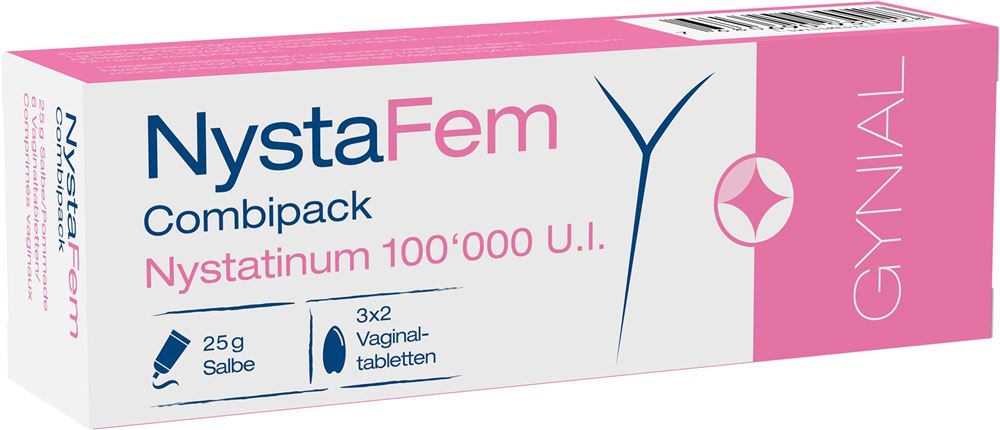 NUTRISON Combipack 100000 IE<br>1 Stück, Vaginalsalbe, Salbe und Vaginaltabletten