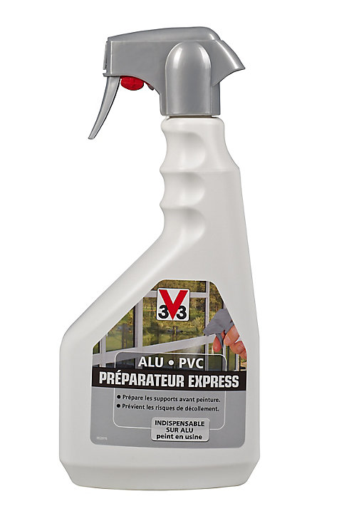 Spray préparateur de surface extérieur express alu et pvc V33 Expert 0,75L