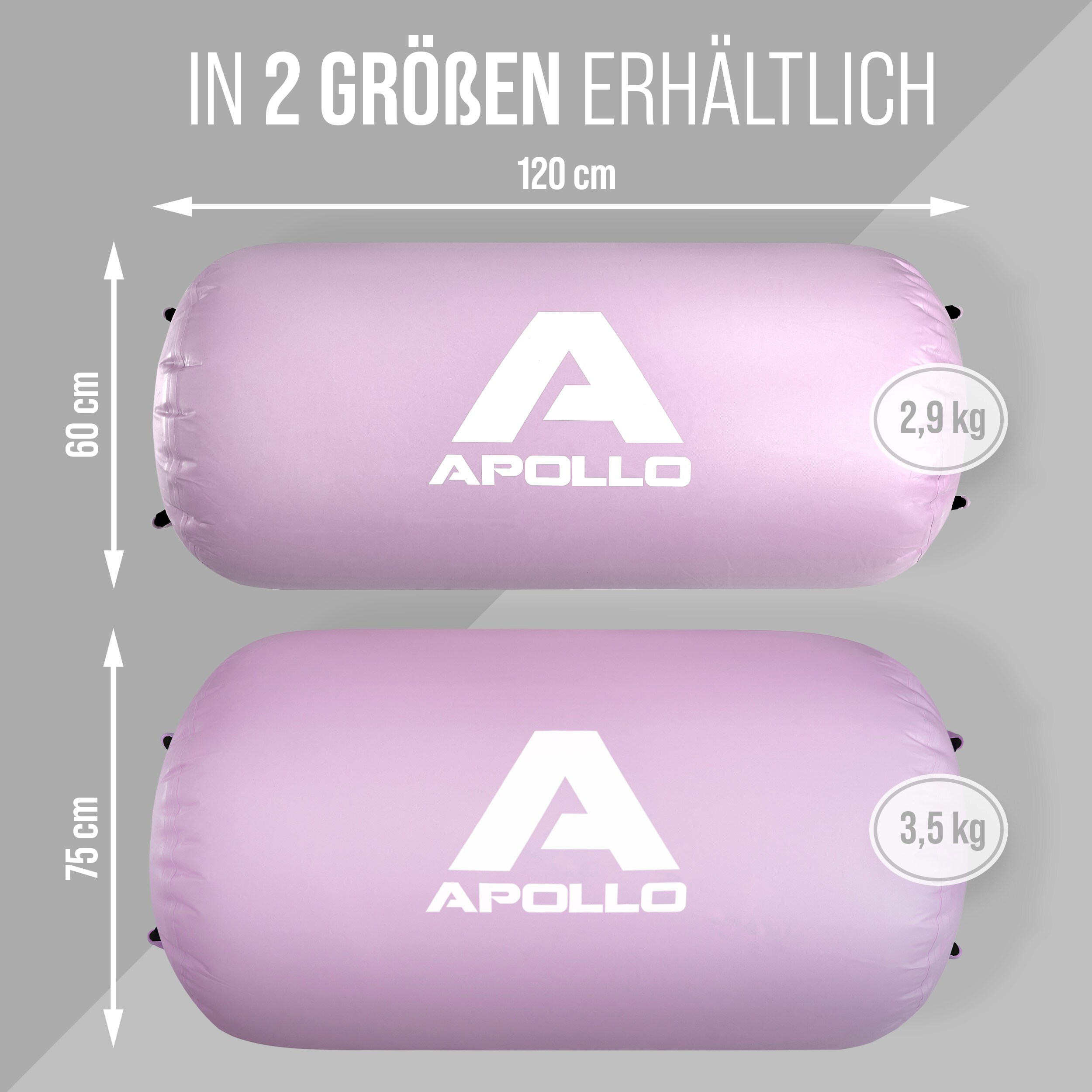 Apollo Air Tracking Rolle für Yoga, Pilates und Gymnastik Air Roll Pro