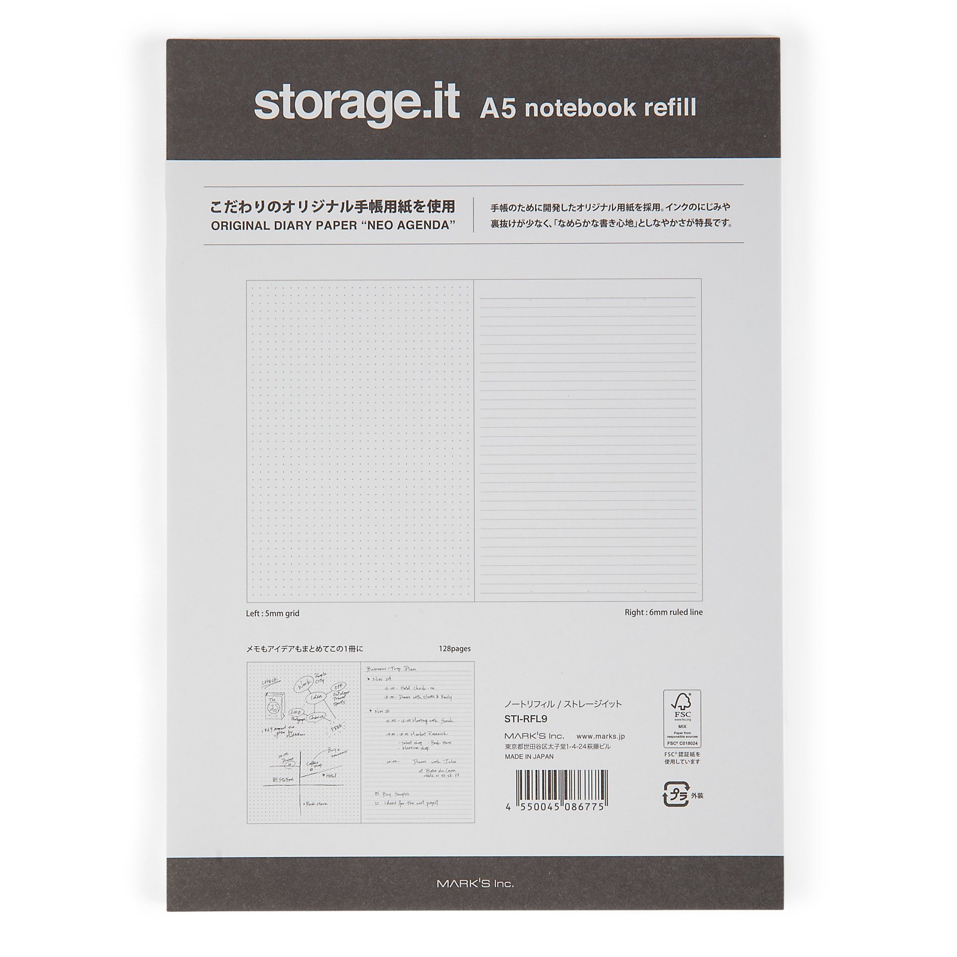Mark's Notizbuch, Refill f. Einband Storage.it