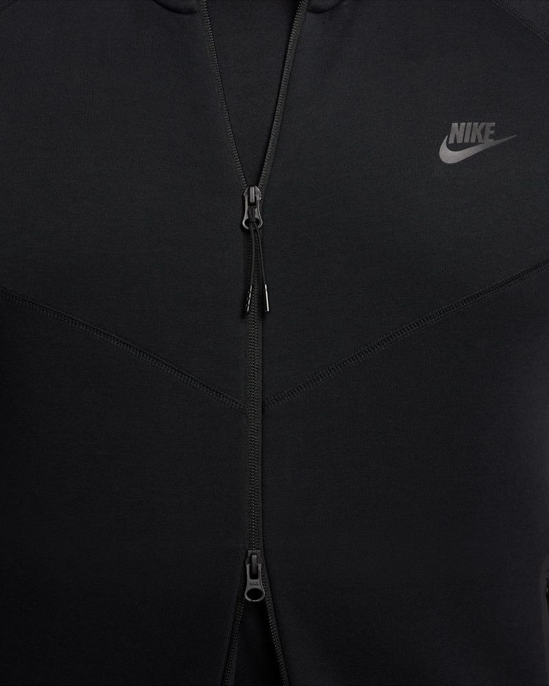 Sweat zippé à capuche Nike Sportswear Tech Fleece Noir pour homme