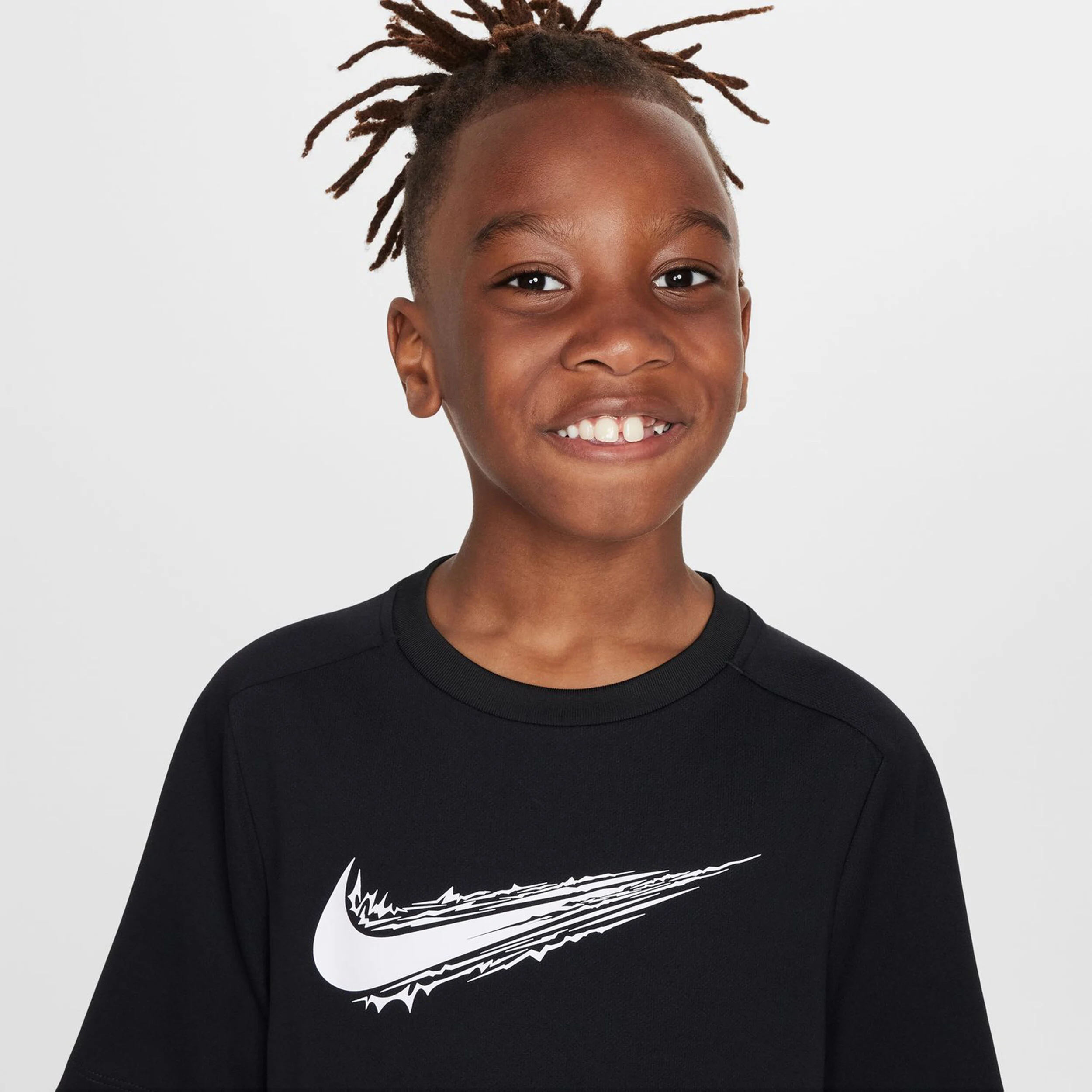 Nike Dri-Fit Multi T-shirt Enfants - Noir , Blanc