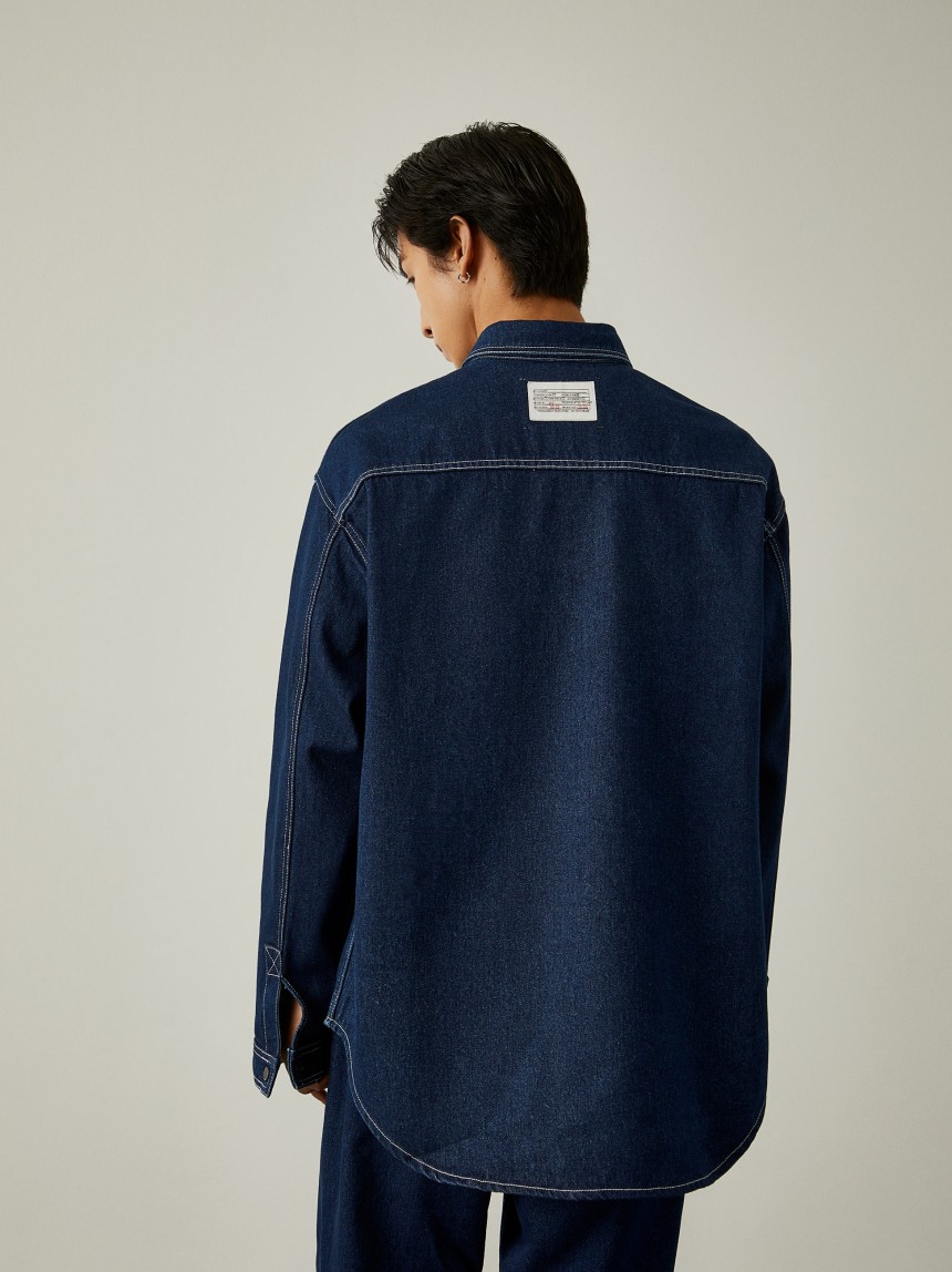 Overshirt denim Lion of Porches x Paatiff