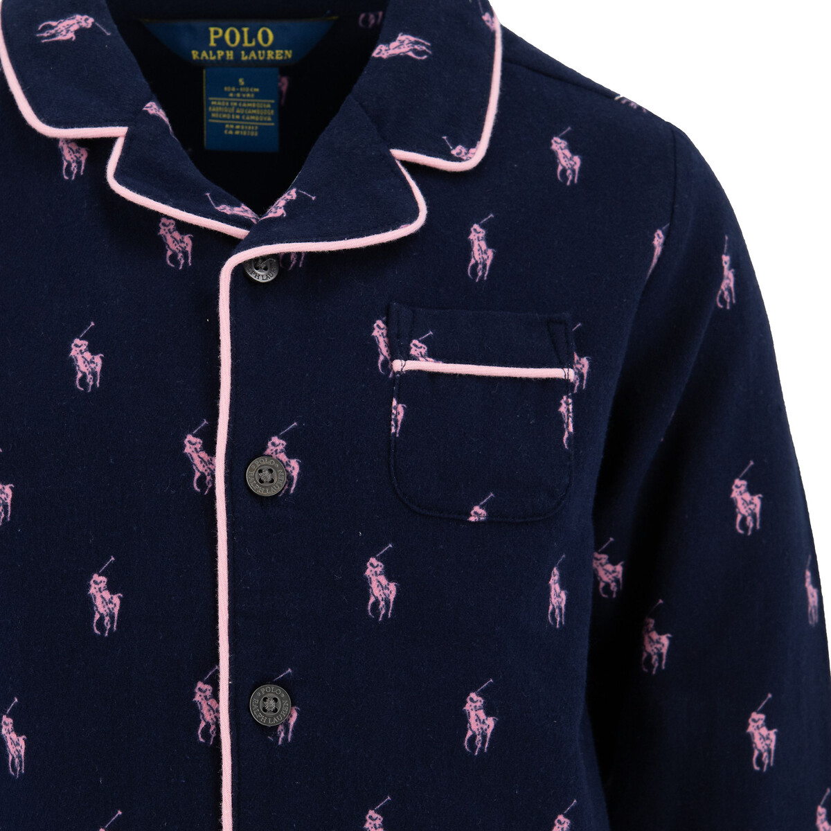 POLO RALPH LAUREN<br>Pijama longo de duas peças
