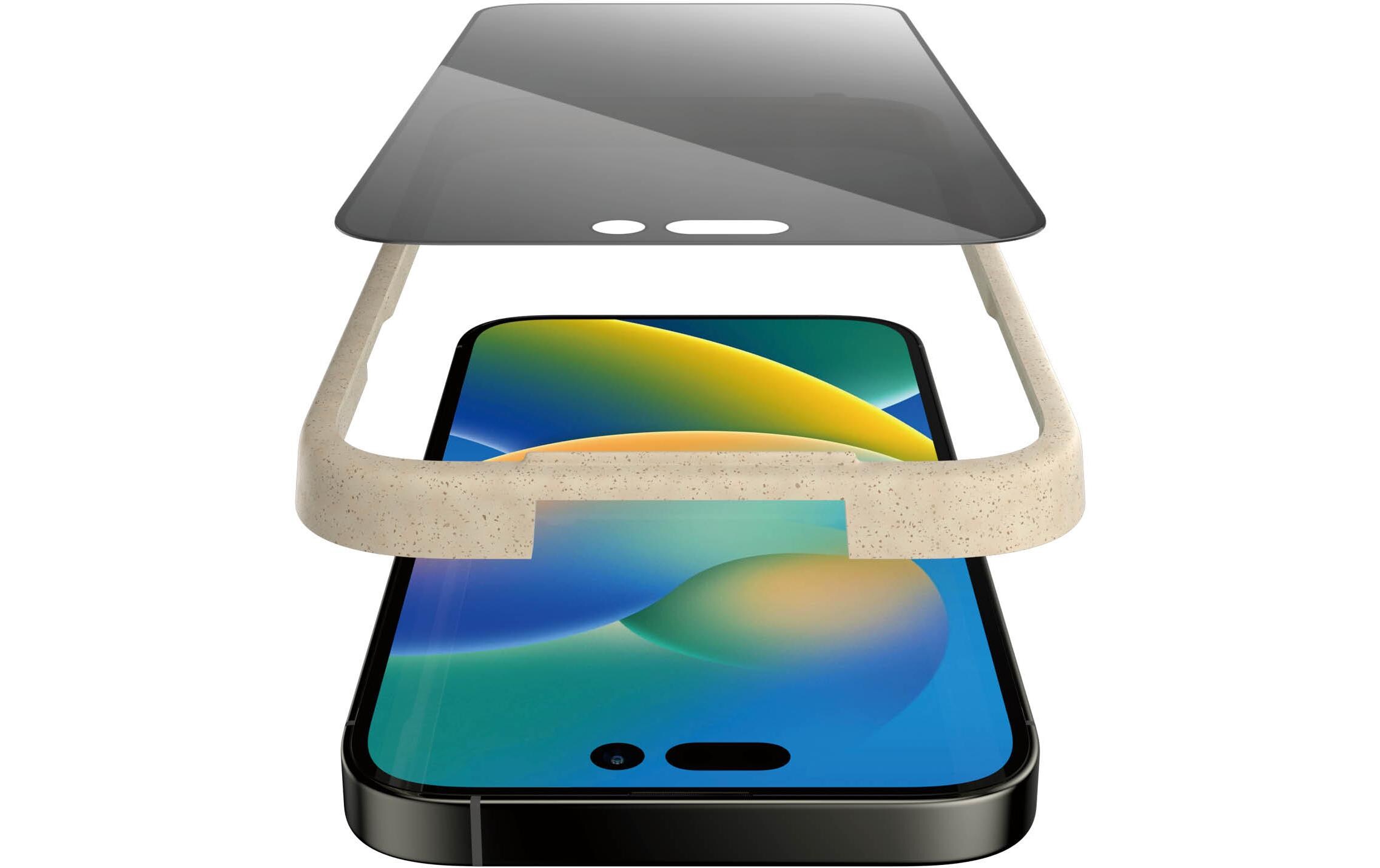 Displayschutz Ultra Wide Fit Privacy iPhone 14 ProDisplay-Schutzfolie mit Applicator für das Apple iPhone 14 Pro