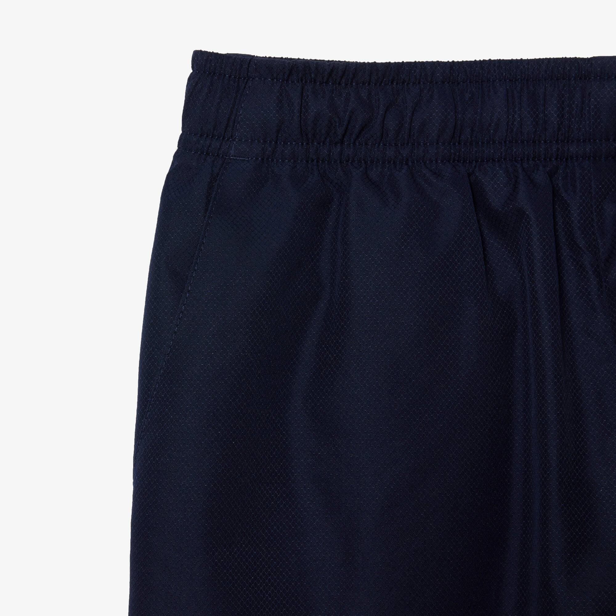 Jungen LACOSTE SPORT Shorts aus Diamant-Taft Hosen - Blau - Lacoste - Jungen