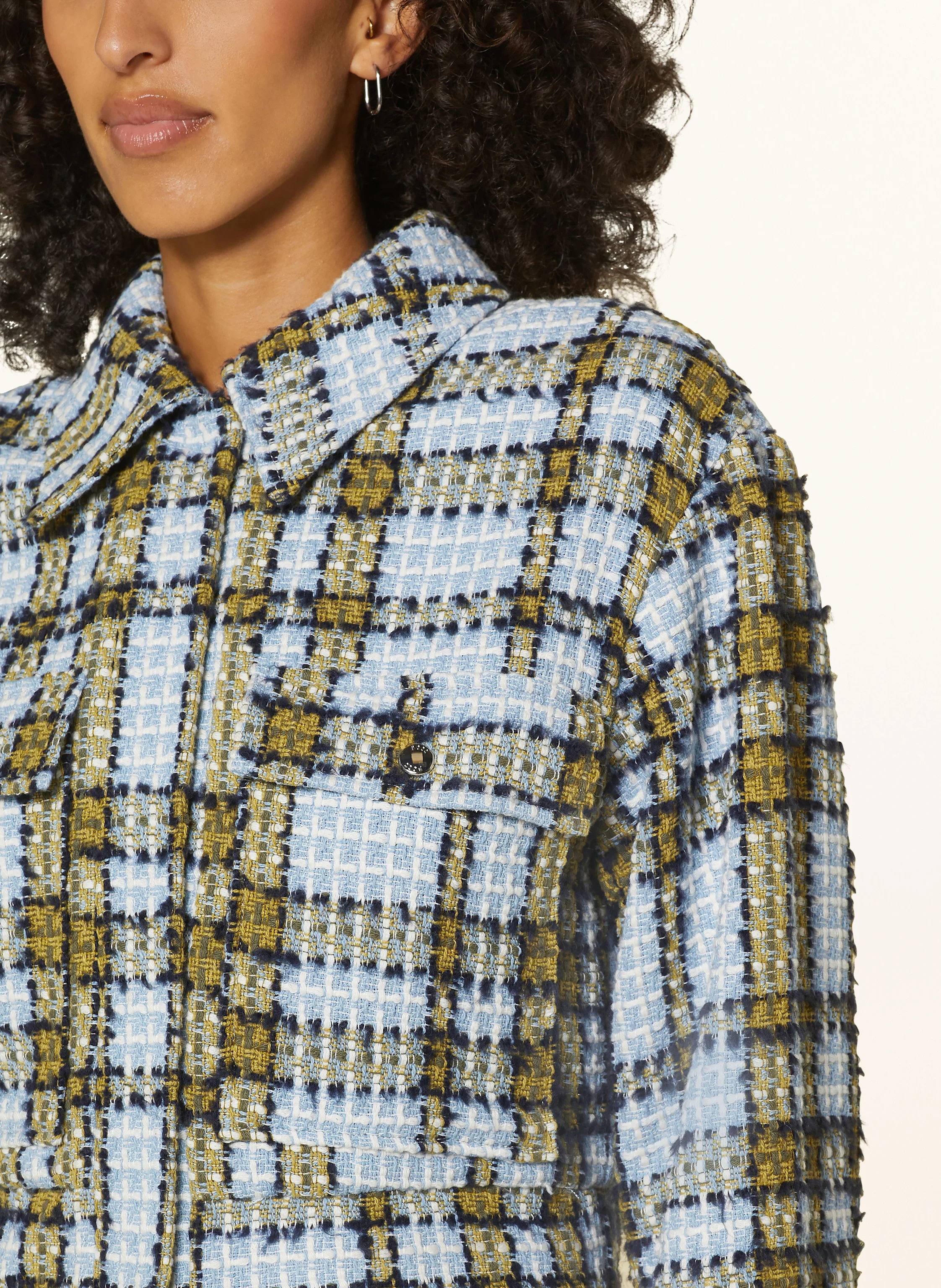 BOSS Kastenjacke JATWEDI aus Bouclé