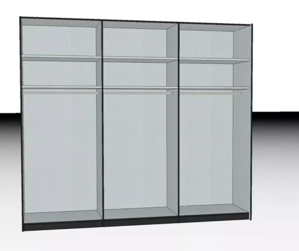 Schwebetürenschrank Denver 250 x 217 cm