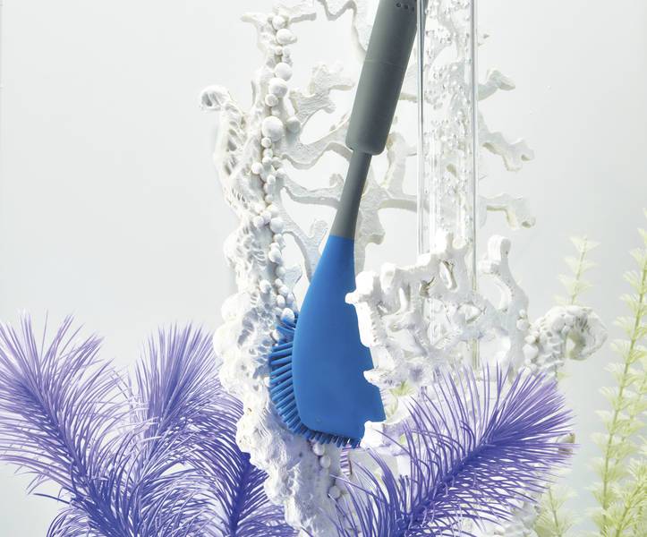 biOrb Veelzijdige reinigingsborstel blauw