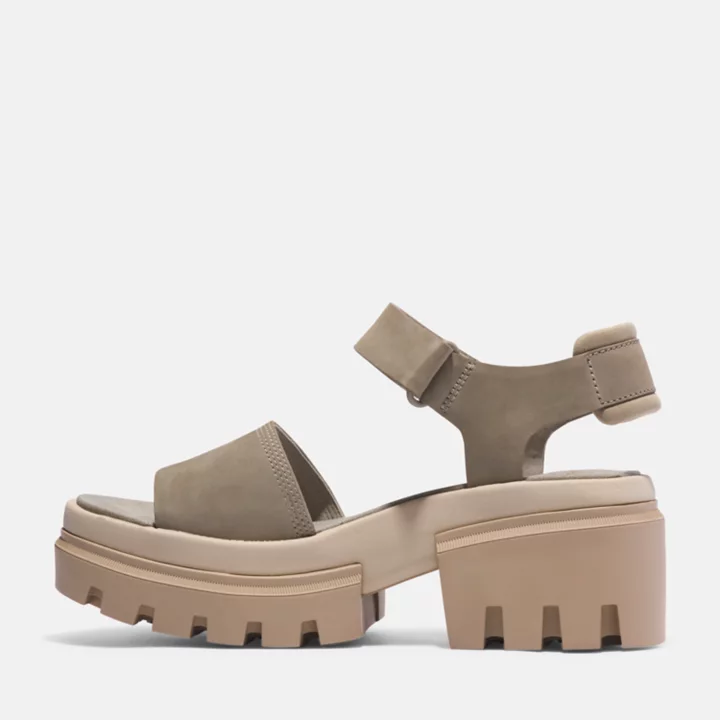 Sandale à double bride Everleigh pour femme en beige