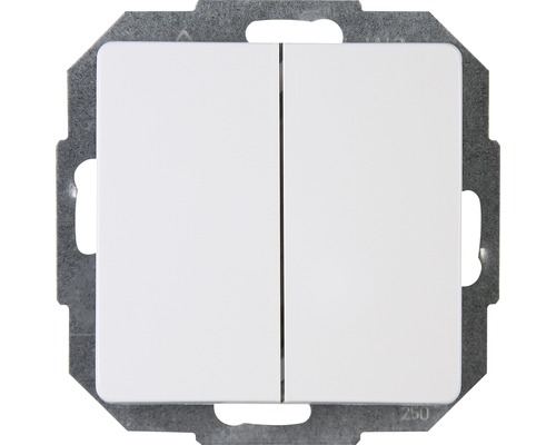 Kopp 650302080 Dubbele wisselschakelaar Parijs Arctisch Wit