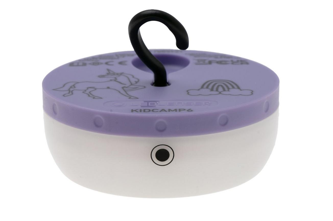 Ledlenser KIDCAMP6 Purple, campinglamp voor kinderen, 60 lumen