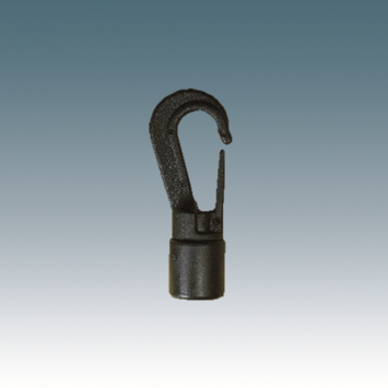 Patenthaak Nylonvoor Elastiek 4-6Mm