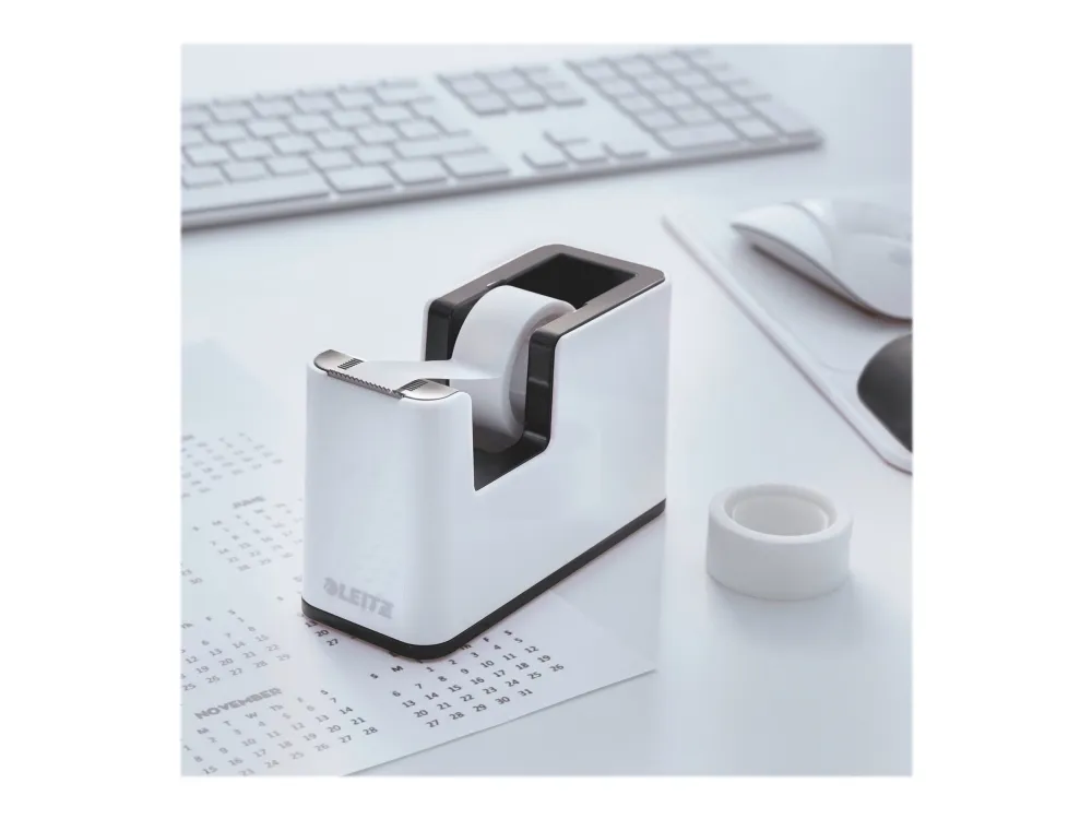Tapedispenser Leitz WOW Dual hvid/sort