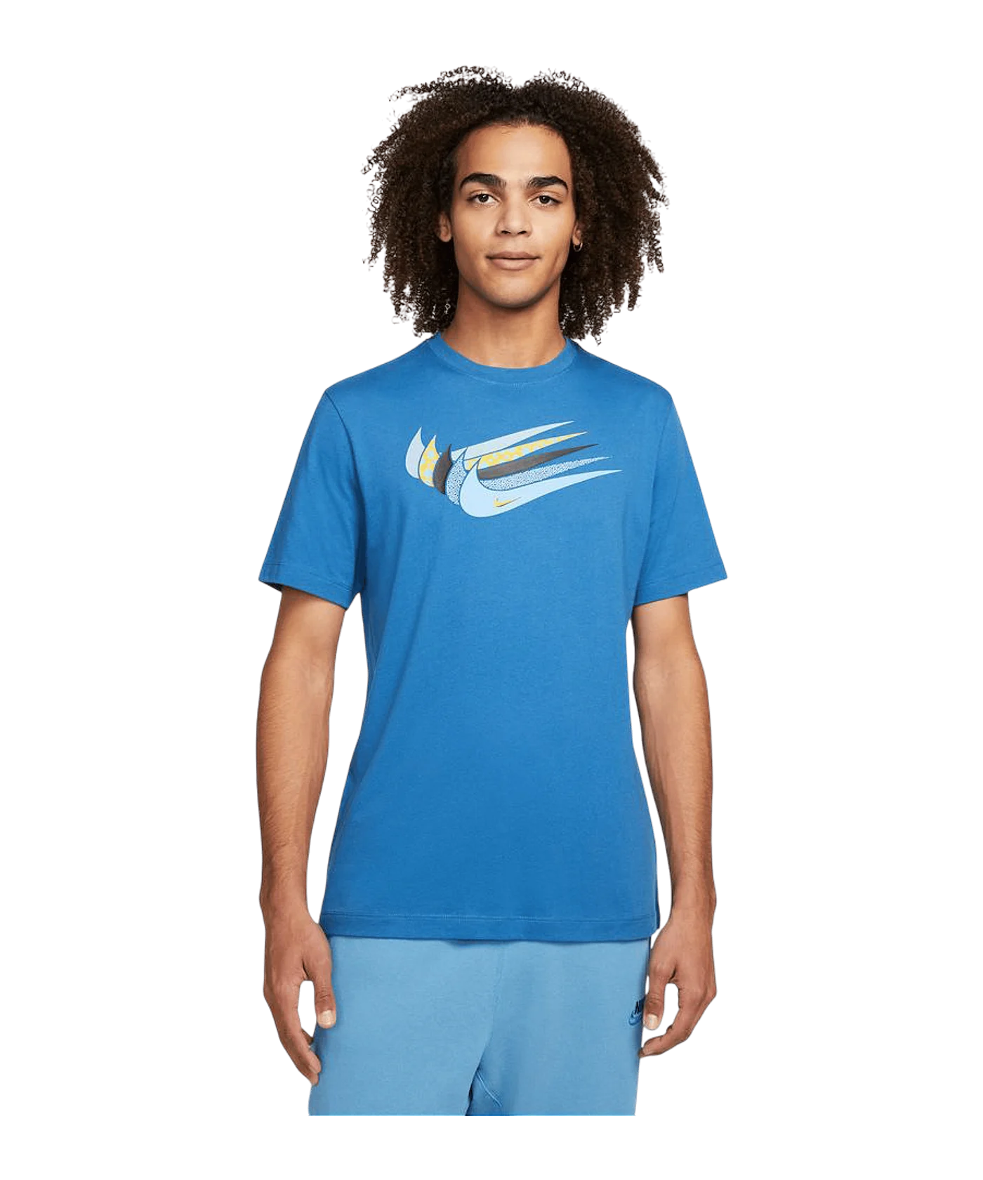 Nike Swoosh T-Shirt Blau F407