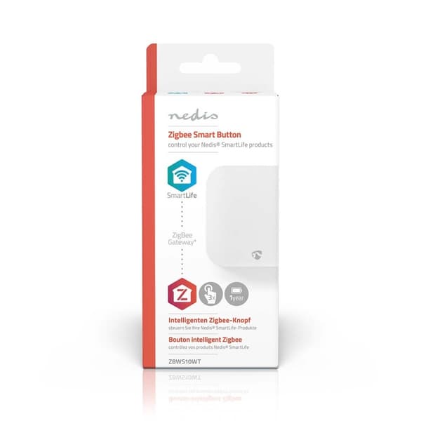 SmartLife Veggbryter | Zigbee 3.0 | Wall Mount | Android™ / IOS | Plast | Hvit