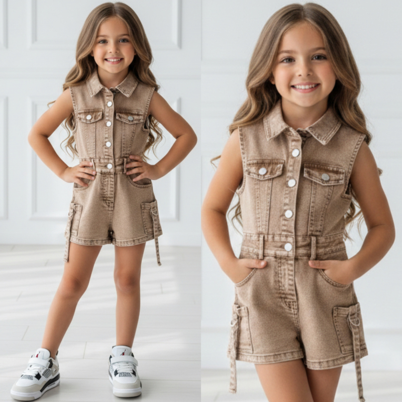 Ultimate denim jumpsuit - bruin