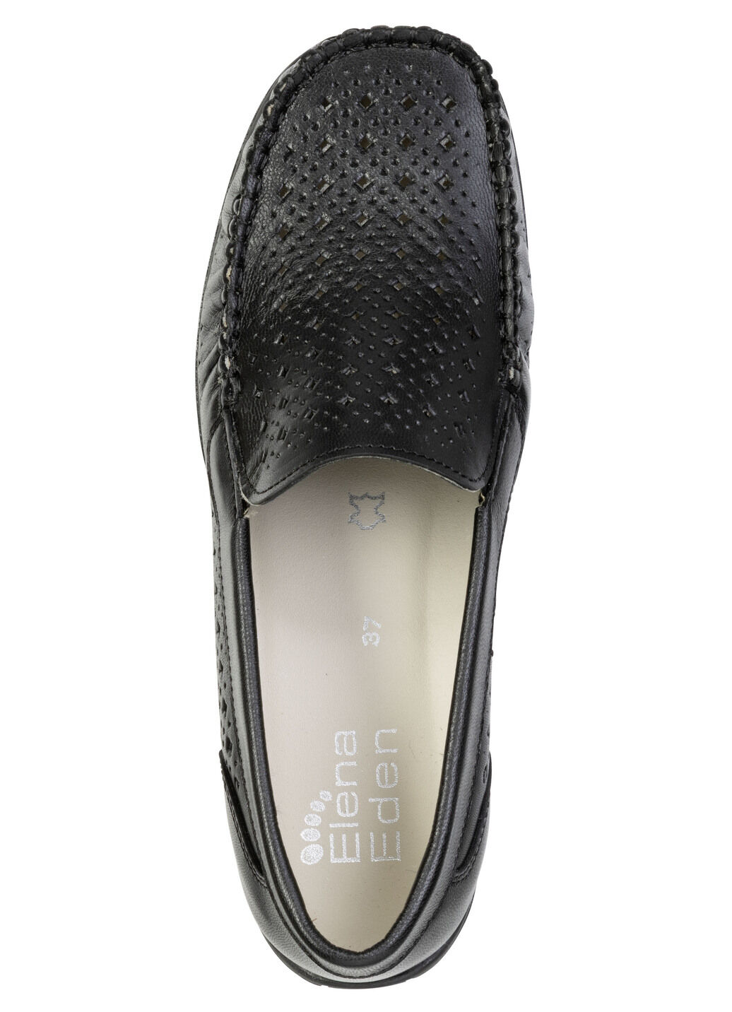 ELENA EDEN, sommerliche Damen-Slipper, Weite H, mit herausnehmbarem Fussbett