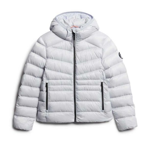 Superdry para Mulher Casaco Fuji Quilt em Branco S