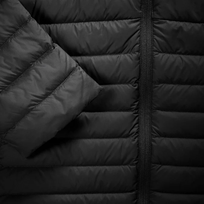 Decathlon Forclaz - Jaqueta puffer feminina com capuz Forclaz MT100