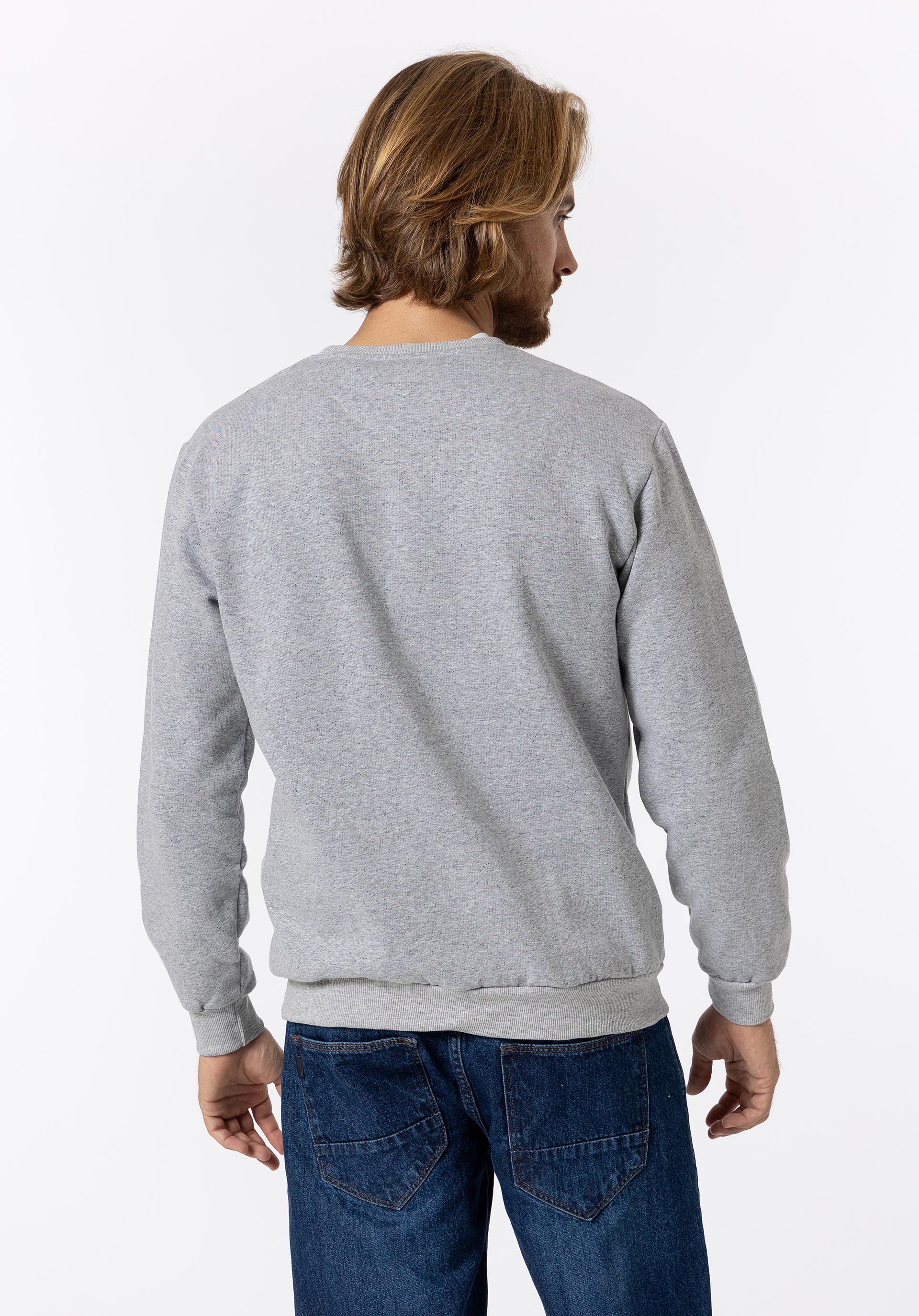 Sweatshirt com Bordado Frontal