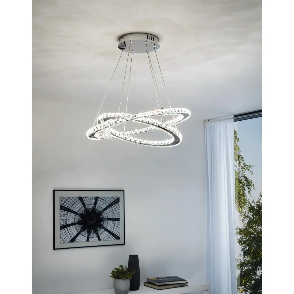 EGLOVarrazo-Hanglamp-LED-Ø550mm.-Chroom-Helder
